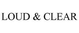 LOUD & CLEAR trademark