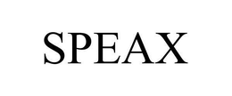 SPEAX trademark