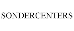 SONDERCENTERS trademark