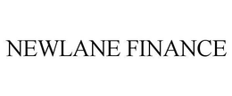 NEWLANE FINANCE trademark