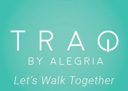 TRAQ BY ALEGRIA LET'S WALK TOGETHER trademark