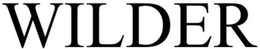 WILDER trademark