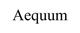 AEQUUM trademark