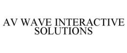 AV WAVE INTERACTIVE SOLUTIONS trademark
