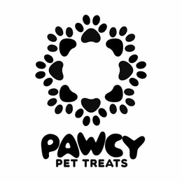 PAWCY PET TREATS trademark