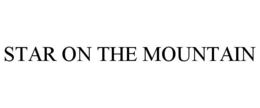 STAR ON THE MOUNTAIN trademark