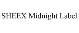 SHEEX MIDNIGHT LABEL trademark