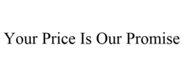 YOUR PRICE IS OUR PROMISE trademark