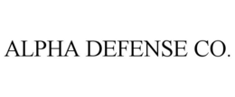 ALPHA DEFENSE CO. trademark