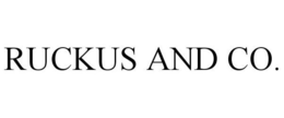 RUCKUS AND CO. trademark