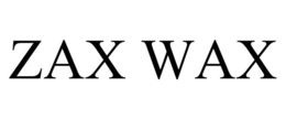 ZAX WAX trademark