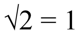 2 = 1 trademark