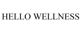 HELLO WELLNESS trademark