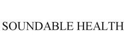 SOUNDABLE HEALTH trademark