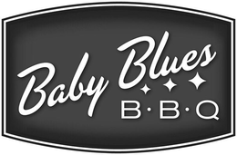 BABY BLUES B · B · Q trademark