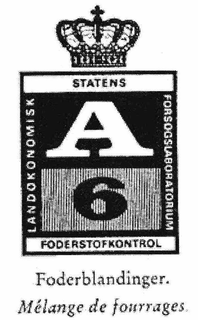 A 6 STATENS FODERSTOFKONTROL trademark