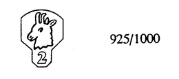 2 925/1000 trademark