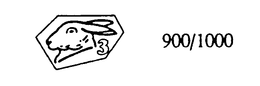 3 900/1000 trademark