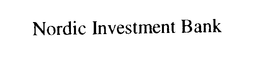 NORDIC INVESTMENT BANK trademark