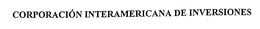 CORPORACION INTERAMERICANA DE INVERSIONES trademark