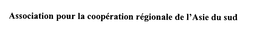 ASSOCIATION POUR LA COOPERATION REGIONALE DE L'ASIE DU SUD trademark