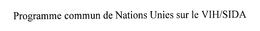 PROGRAMME COMMUN DE NATIONS UNIES SUR LE VIH/SAIDA trademark