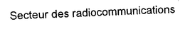 SECTOR DES RADIOCOMMUNICATIONS trademark