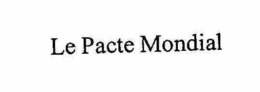 LE PACTE MONDIAL trademark