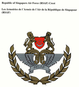 REPUBLIC OF SINGAPORE ARMED FORCE (RSAF) CREST trademark