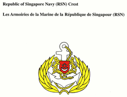 REPUBLIC OF SINGAPORE NAVY (RSN) CREST trademark