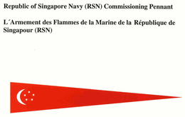 REPUBLIC OF SINGAPORE NAVY (RSN) COMMISSIONING PENNANT trademark