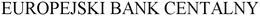 EUROPEJSKI BANK CENTALNY trademark