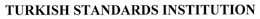 TURKISH STANDARDS INSTITUTION trademark