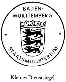 BADEN-WÜRTTEMBERG STAATSMINISTERIUM trademark
