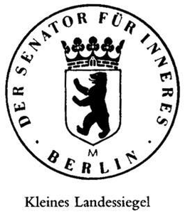 DES SENATOR FÜR INNERES BERLIN M trademark