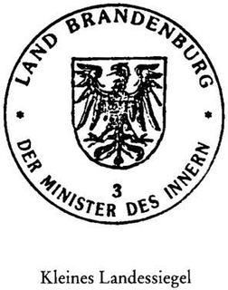 LAND BRANDENBURG DER MINISTER DES INNERN trademark