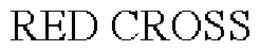 RED CROSS trademark