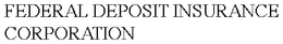 FEDERAL DEPOSIT INSURANCE CORPORATION trademark