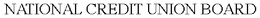 NATIONAL CREDIT UNION BOARD trademark
