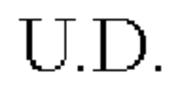 U.D. trademark