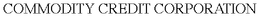COMMODITY CREDIT CORPORATION trademark