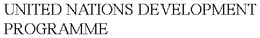 UNITED NATIONS DEVELOPMENT PROGRAMME trademark