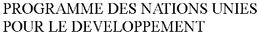 PROGRAMME DES NATIONS UNIES POUR LE DEVELOPPEMENT trademark