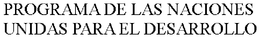 PROGRAMA DE LAS NACIONES UNIDAS PARA EL DESARROLLO trademark