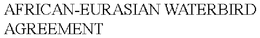 AFRICAN-EURASIAN WATERBIRD AGREEMENT trademark