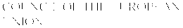 COUNCIL OF THE EUROPEAN UNION trademark