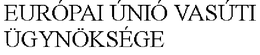 EURÓPAI ÚNIÓ VASÚTI ÜGYNÖKSÉGE trademark