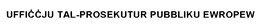 UFFICCJU TAL-PROSEKUTUR PUBBLIKU EWROPEW trademark