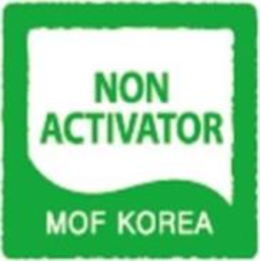 NON ACTIVATOR MOF KOREA trademark