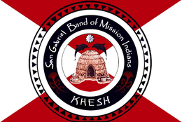 SAN GABRIEL BAND OF MISSION INDIANS KHESH trademark